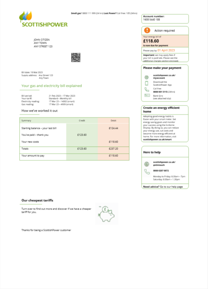  Minol USA business utility bill 
